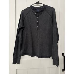 GOOD MAN BRAND legend henley in charcoal sz S